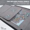 Jumbl Velcro Puzzle Portfolio Caddy, Puzzle Holder W/Puzzle Trays & Handle for 1,000-Piece Puzzles